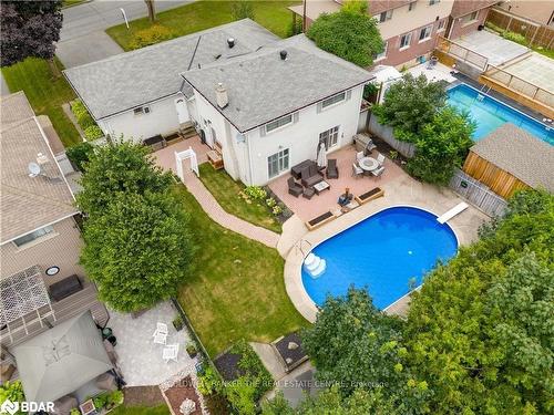 9 Bellevue Crescent, Barrie, ON - Outdoor With In Ground Pool With Deck Patio Veranda