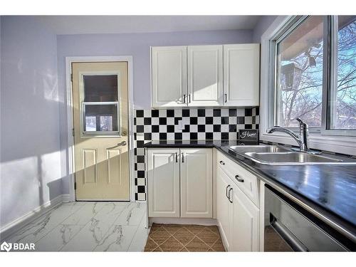 327 Delia Street, Orillia, ON - Indoor Photo Showing Kitchen With Double Sink