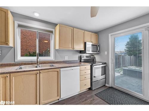 73 Srigley Street, Barrie, ON - Indoor Photo Showing Kitchen With Double Sink