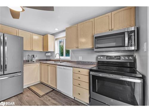 73 Srigley Street, Barrie, ON - Indoor Photo Showing Kitchen With Double Sink