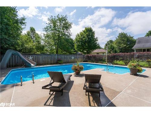 37 Mary Jane Road, Tiny, ON - Outdoor With In Ground Pool With Backyard