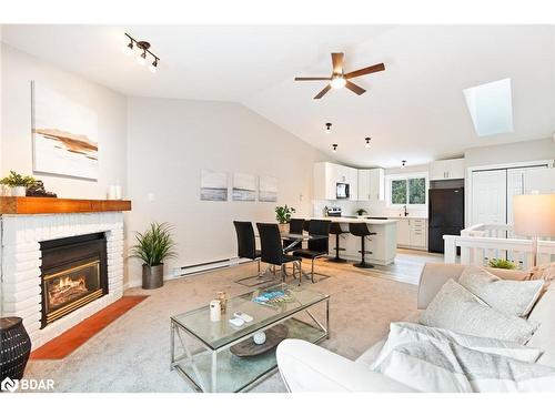 403-12 Dawson Drive, Collingwood, ON - Indoor Photo Showing Living Room With Fireplace