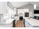 27 Leisure Court, Coldwater, ON  - Indoor Photo Showing Kitchen With Double Sink With Upgraded Kitchen 