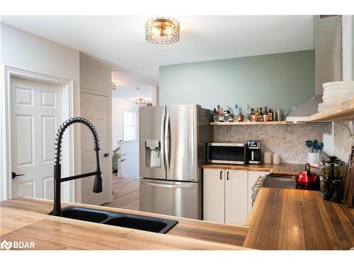 107 Revell Street, Gravenhurst, ON - Indoor Photo Showing Kitchen With Double Sink