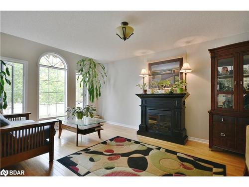 22 Nicholson Drive, Barrie, ON - Indoor Photo Showing Living Room With Fireplace