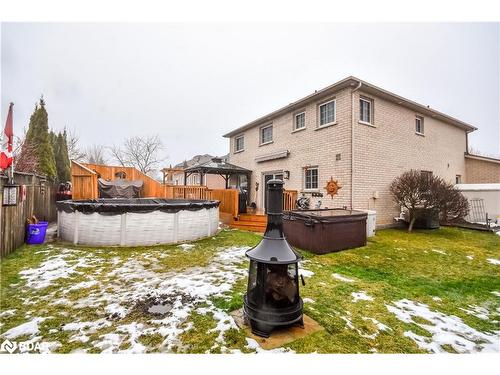 22 Emms Drive, Barrie, ON - Outdoor With Above Ground Pool With Deck Patio Veranda With Exterior