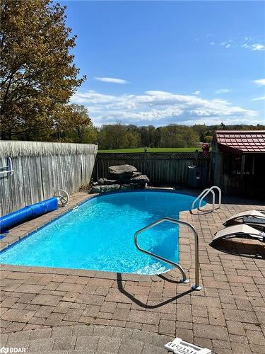 136 Lillian Crescent, Barrie, ON - Outdoor With In Ground Pool