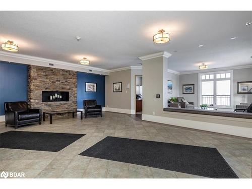 401-140 Cedar Island Road, Orillia, ON - Indoor With Fireplace