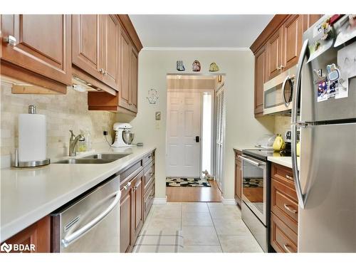 9 Mariposa Drive, Orillia, ON - Indoor Photo Showing Kitchen With Double Sink