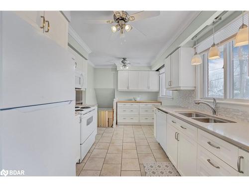 219 Steel Street, Barrie, ON - Indoor Photo Showing Kitchen With Double Sink