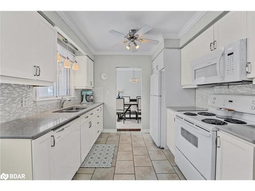 219 Steel Street, Barrie, ON - Indoor Photo Showing Kitchen With Double Sink