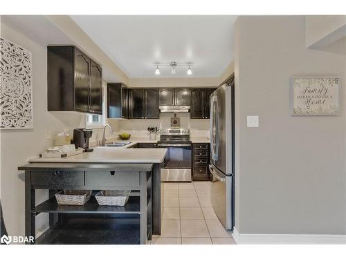 143 Sproule Drive, Barrie, ON - Indoor Photo Showing Kitchen With Stainless Steel Kitchen With Double Sink