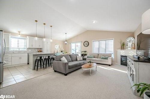 51 Copper Leaf Street, Kitchener, ON - Indoor Photo Showing Living Room With Fireplace