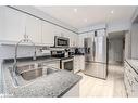 56 Draper Crescent, Barrie, ON  - Indoor Photo Showing Kitchen With Stainless Steel Kitchen With Double Sink 