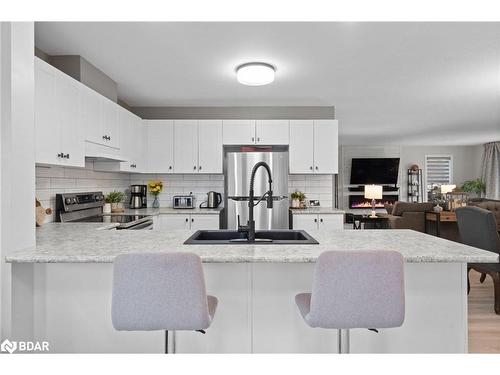 8 Sinclair Crescent, Ramara, ON - Indoor Photo Showing Kitchen With Double Sink With Upgraded Kitchen