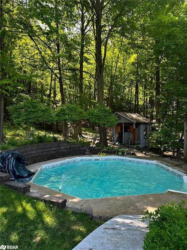 128 Wildwood Trail, Barrie, ON - Outdoor With In Ground Pool