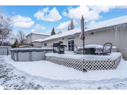 2501 Holiday Way, Innisfil, ON - Outdoor With Above Ground Pool With Deck Patio Veranda