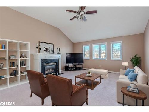 48 Loon Avenue, Barrie, ON - Indoor Photo Showing Living Room With Fireplace