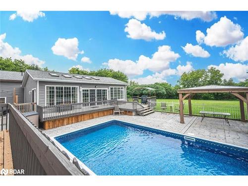 1923 10Th Line, Innisfil, ON - Outdoor With In Ground Pool With Deck Patio Veranda