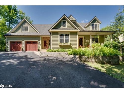 26 Paddy Dunn'S Circle, Springwater, ON - Outdoor With Deck Patio Veranda With Facade