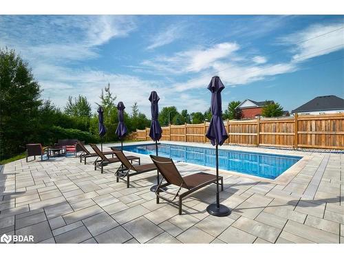 74 Megan Crescent, Barrie, ON - Outdoor With In Ground Pool With Backyard