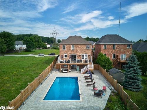 74 Megan Crescent, Barrie, ON - Outdoor With In Ground Pool With Deck Patio Veranda