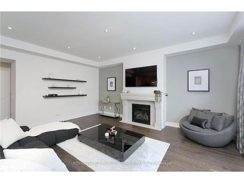 3173 Millicent Avenue, Oakville, ON - Indoor Photo Showing Living Room With Fireplace