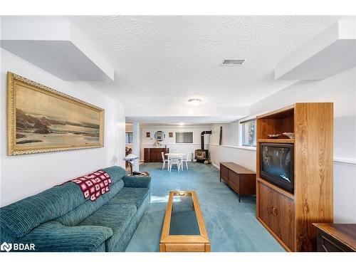 30 Charles Street, Penetanguishene, ON - Indoor Photo Showing Living Room With Fireplace