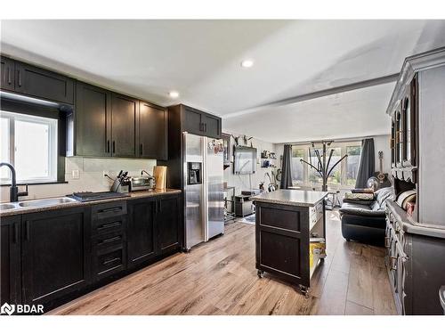 2 East Street, Angus, ON - Indoor Photo Showing Kitchen With Double Sink