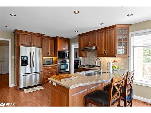 292 Leacock Drive, Barrie, ON - Indoor Photo Showing Kitchen With Double Sink