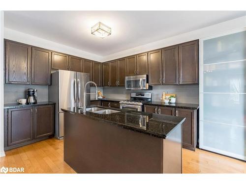 1 Carter Street, Bradford West Gwillimbury, ON - Indoor Photo Showing Kitchen With Double Sink