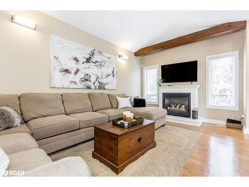 1 Bloxham Place, Barrie, ON - Indoor Photo Showing Living Room With Fireplace