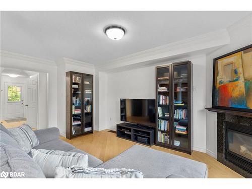 75 Bird Street, Barrie, ON - Indoor Photo Showing Living Room With Fireplace