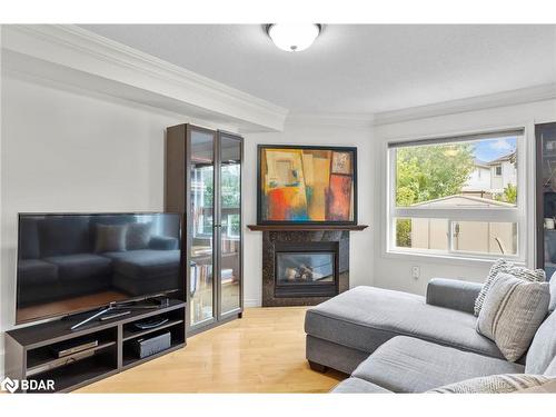75 Bird Street, Barrie, ON - Indoor Photo Showing Living Room With Fireplace