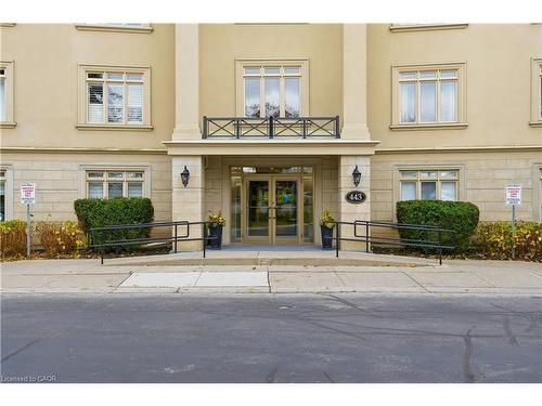 204-443 Centennial Forest Drive, Milton, ON - Outdoor With Balcony With Facade