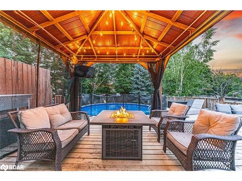 20 Pae Drive, Barrie, ON - Outdoor With Above Ground Pool With Deck Patio Veranda With Exterior