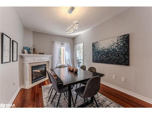6 Laurelwood Lane, Barrie, ON - Indoor Photo Showing Dining Room With Fireplace
