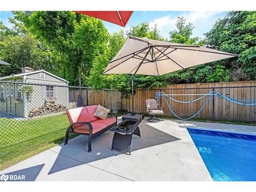 3 Lorne Street, Wellington, ON - Outdoor With In Ground Pool With Deck Patio Veranda With Backyard