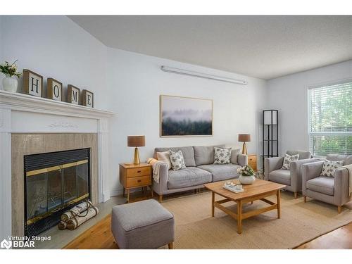 22 River Ridge Road, Barrie, ON - Indoor Photo Showing Living Room With Fireplace