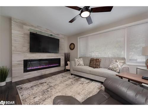 1193 Sunnidale Rd Road, Barrie, ON - Indoor Photo Showing Living Room With Fireplace