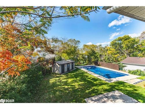 262 Duckworth Street, Barrie, ON - Outdoor With In Ground Pool With Backyard