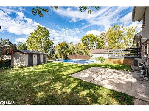 262 Duckworth Street, Barrie, ON - Outdoor With In Ground Pool