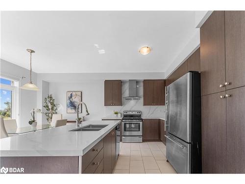 83 Longboat Run W, Brantford, ON - Indoor Photo Showing Kitchen With Stainless Steel Kitchen With Double Sink