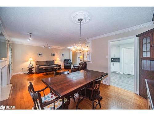 8 Kell Place, Barrie, ON - Indoor Photo Showing Dining Room With Fireplace