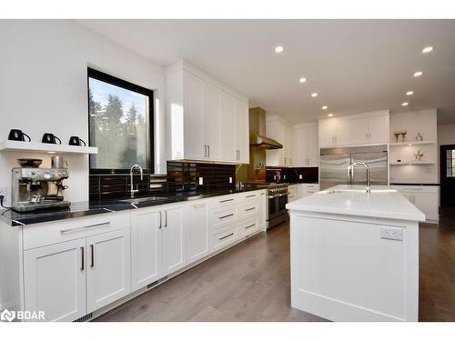 57 Glenhuron Drive, Springwater, ON - Indoor Photo Showing Kitchen With Double Sink