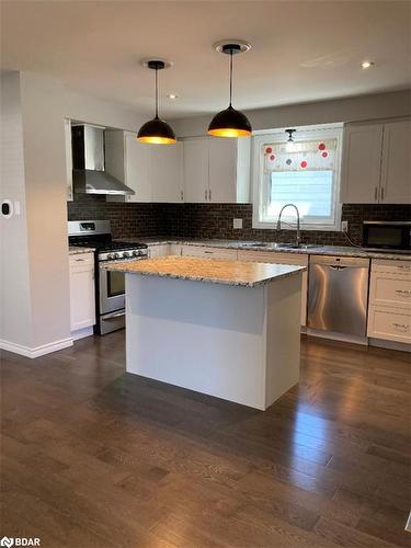 A-355 Leacock Drive, Barrie, ON - Indoor Photo Showing Kitchen With Stainless Steel Kitchen With Upgraded Kitchen
