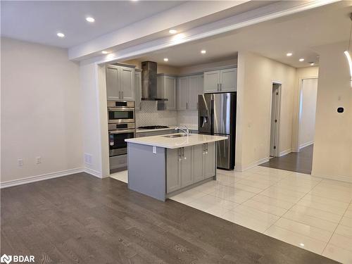 8 Beasley Grove, Ancaster, ON - Indoor Photo Showing Kitchen With Stainless Steel Kitchen With Upgraded Kitchen