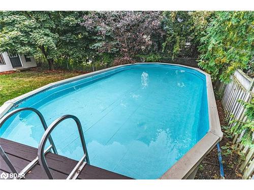 51 Golden Eagle Way, Barrie, ON - Outdoor With Above Ground Pool With Backyard