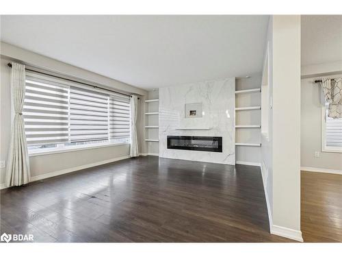 16 Carroll Lane, Brantford, ON - Indoor Photo Showing Living Room With Fireplace