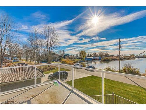 356 Cedar Drive, Turkey Point, ON - Outdoor With Body Of Water With Balcony With View